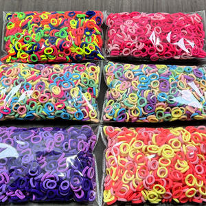 Mignon élastique pouce en caoutchouc <span class=keywords><strong>ceinture</strong></span> sans couture tissu <span class=keywords><strong>bandeau</strong></span> 500 pièces/paquet Style doux pour les filles en gros - Product Image 1