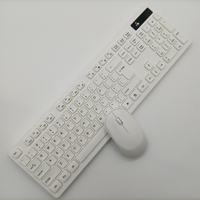 Kit clavier et souris sans fil 2,4 G HT HT8875 OEM d'usine - 104 touches, interface USB, prise en charge multilingue