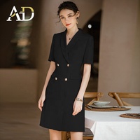 Robe Blazer Formelle Double Boutonnage de Qualité Fabricant pour Femmes d'Affaires – Tenue de Travail Professionnelle