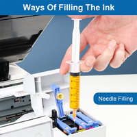 Tinta Transfer Sublimasi Label Kustom 100ML untuk Semua Printer Desktop Epson, Kit Isi Ulang Tinta Sublimasi untuk Printer Epson