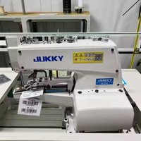 Machine à coudre industrielle JUKKY 373 pour la pose de boutons, à une aiguille, mécanisme automatique spécial pour la confection de chemises formelles