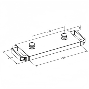 Plaque de base de mandrin à <span class=keywords><strong>point</strong></span> zéro 2 points de centrage compatible avec le système SCHUNK <span class=keywords><strong>AMF</strong></span> pour fixation rapide CNC HE-R06753 - Product Image 5