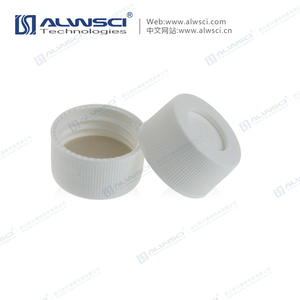 Tapa Abierta 24-414 <span class=keywords><strong>de</strong></span> 22 mm con Septa <span class=keywords><strong>de</strong></span> PTFE para Análisis TOC - Product Image 3