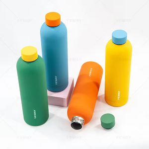 กระติกน้ำสแตนเลสผนังสองชั้นปราศจากสาร BPA ขนาดเล็กฝาปิดกันรั่วแบบฝาปิดด้าน - Product Image 1