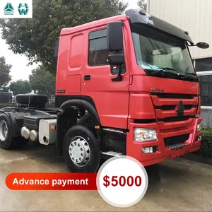 Brand new modelo 2021 caminhão de howo cabeça 4x2 4x4 6x4 6 rodas carga sinotruck cabeças trator, sino cabeça reboque duplo eixo 380hp 420