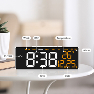 Horloge numérique à écran large <span class=keywords><strong>Cyberpunk</strong></span> à piles pour enfants, pour le bureau personnel, la scène, l'alarme, la maison - Product Image 2