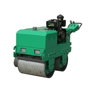 Mini-compacteur à rouleaux hydraulique à double tambour haute puissance pour asphalte et sol - Product Image 1