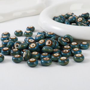 Cuentas Decorativas de Cerámica Vintage en Forma de Ábaco, Planas y Cilíndricas, Horneadas a Alta Temperatura, para Decoración del Hogar - Product Image 6