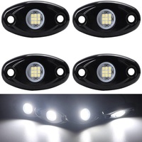 Lampe LED néon étanche pour éclairage sous châssis, pour Jeep, VTT, UTV, voiture tout-terrain, camion, bateau, éclairage de roche blanc