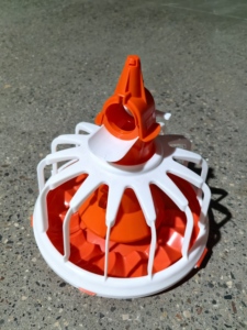 Bac d'alimentation au sol pour volailles PH avec ligne d'alimentation par vis sans fin de 45 mm - Product Image 2