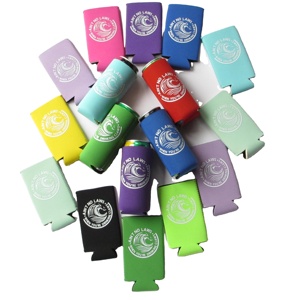 Plain Blank Neoprene Slim Foam Beer Can Cooler Sleeves Bulk Collapsible Soda Cover Coolies - Product Image 3