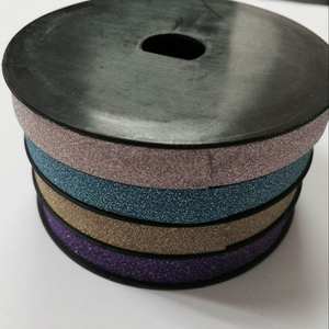 ริบบิ้นโพลีเอสเตอร์เคลือบกลิตเตอร์ขนาด5มม. และ10มม. สีล้วนและพิมพ์ลายสำหรับงานแต่งงานและวันเกิด - Product Image 3