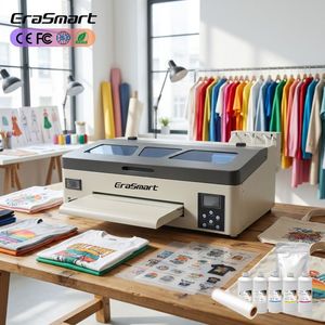 Принтер DTF EraSmart Auto-Cut 35 см A3 XP600, настольный многофункциональный принтер с сушкой для бизнеса по производству одежды и футболок своими руками - Product Image 1