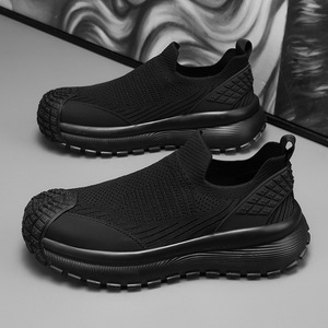 Zapatos Casuales Transpirables de Malla para Hombre, Ligeros, Delgados, Sin Cordones, Estilo Dad Sneakers para Adolescentes - Product Image 4