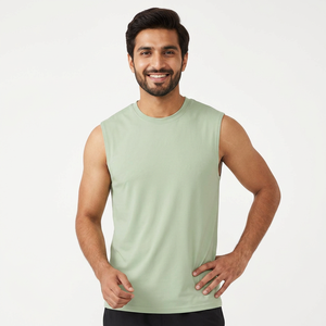 เสื้อกล้ามผู้ชายแบบแห้งเร็วพร้อมขนาดกำหนดโลโก้ได้ตามต้องการ - Product Image 1