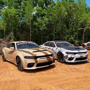 Vinilo para Automóviles NIKO de Diseño Libre, Color Camuflaje Cambiante para Dodge Charger, Fácil de Instalar, Sin Burbujas, PVC - Product Image 2