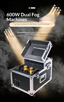 Machine à fumée de scène haute puissance 3000W-5000W Générateur de fumée professionnel à base d'eau Double sortie pour les effets d'éclairage de scène de grande taille