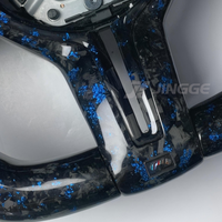 Volant LED en fibre de carbone forgée pour BMW E70 E72 E90 E92 E93 F80 F10 F12 F15 F20 F22 F31 F32 F33 F36 M3 BMW F30