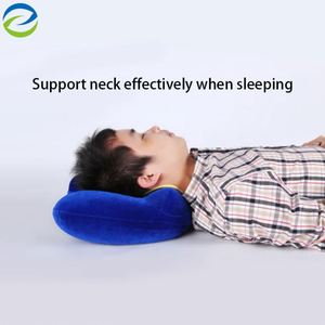 <span class=keywords><strong>Amazon</strong></span> Venta caliente inflable tipo cuello <span class=keywords><strong>almohada</strong></span> avión dormir artefacto <span class=keywords><strong>almohada</strong></span> portátil - Product Image 5