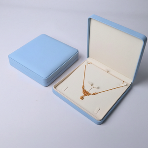 Manufacturer Premium Luxurious Pu Leather Jewelry Set <b>Box</b> for <b>Rings</b> Bangles Pendants with Personalized Brand logo - Product Image 5