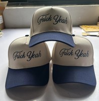 Topi Baseball 5-Panel Sporty Custom Pabrik, Bordir Huruf Argyle, Kualitas Tinggi Katun Murni, Bahan Biasa, Sablon, Unisex