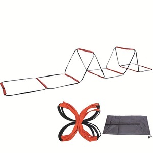Échelle d'agilité 2 en 1 <span class=keywords><strong>pour</strong></span> l'entraînement au <span class=keywords><strong>football</strong></span>, échelle de saut, équipement de <span class=keywords><strong>football</strong></span> <span class=keywords><strong>pour</strong></span> la vitesse, la coordination et la technique de jeu au pied - Product Image 2