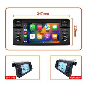 Bm 3 Series E46 đài phát thanh tự động Bảng điều khiển trung tâm Màn hình điều khiển lớn Carplay <span class=keywords><strong>Android</strong></span> hệ thống định vị xe được xây dựng trong GPS DSP TV - Product Image 4
