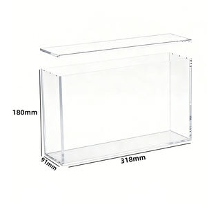 Boîte de présentation en acrylique pour la collection <span class=keywords><strong>Ultra</strong></span> <span class=keywords><strong>Premium</strong></span> de Moltres Ex de Team Rocket du jeu de cartes à collectionner Pokémon, étui de protection en acrylique anti-poussière - Product Image 3