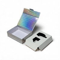 Boîtes cadeaux rigides magnétiques imperméables imprimées sur mesure avec revêtement UV pour l'emballage de vernis à ongles et de sérum pour la peau