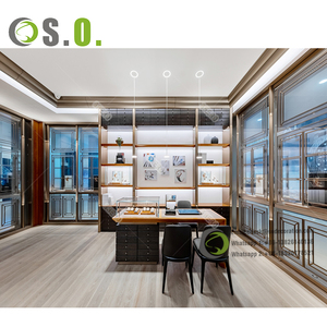 2024新しいステンレス鋼時計ショッピングディスプレイ家具時計ディスプレイスタンド時計キャビネットディスプレイケース - Product Image 6