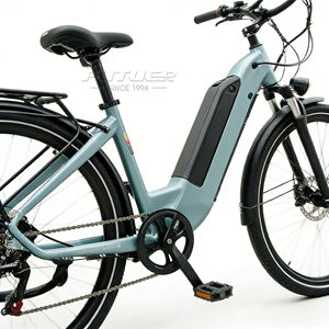 <span class=keywords><strong>Vélo</strong></span> de ville électrique ONESPORT 27,5 pouces 36V 22,5Ah 7 vitesses, autonomie 90 km, moteur roue arrière, stock UE - Product Image 1
