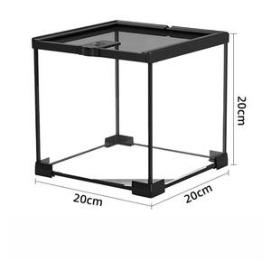 Terrarium <span class=keywords><strong>en</strong></span> verre entièrement transparent, durable, <span class=keywords><strong>vivarium</strong></span>, boîte de reproduction, aquarium pour animaux de compagnie, geckos, tortues - Product Image 3