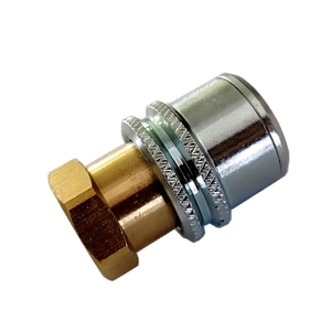 Embout de gonflage à air de haute qualité en laiton et acier, à fixation par pince, pour applications industrielles générales - Product Image 1