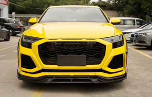 Kit de cuerpo de fibra de carbono seco para Audi RSQ8 actualización estilo <span class=keywords><strong>Aulen</strong></span> pieza de automóvil falda lateral labio delantero difusor trasero alerón rueda ceja - Product Image 2