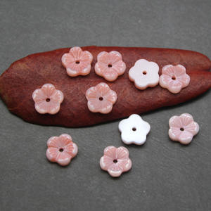 <span class=keywords><strong>Madreperla</strong></span> naturale 6mm/8mm/10mm/12mm intaglio ciotola di fiori <span class=keywords><strong>fiore</strong></span> spilla fai da te braccialetto <span class=keywords><strong>orecchini</strong></span> materiale - Product Image 4