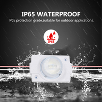 Module LED d'injection haute puissance 1.5W 12V DC 45x15 ° pour la publicité Lightbox IP65 Edge Lighting LED Module Light