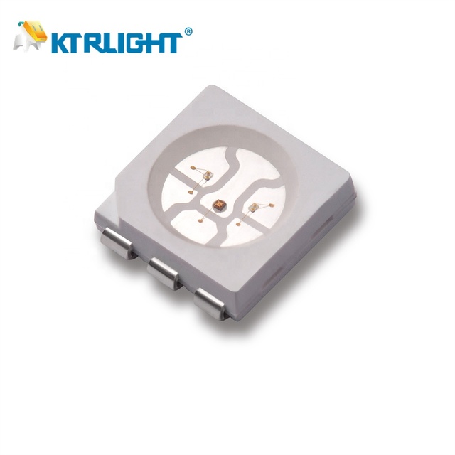 KTRLIGHT 5050 Full-color Smd Rgb Led Chips 0.2W 2V 3V 20mA 5050 Datasheet 6-pin High Brightness Led Lamp Beads