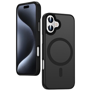 Từ trường hợp điện thoại chống sốc siêu mỏng Matte <span class=keywords><strong>TPU</strong></span> PC bìa cho <span class=keywords><strong>Iphone</strong></span> 11-17 Pro Max Series chống xước bảo vệ cao cấp - Product Image 4