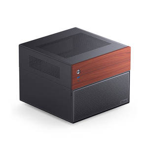 JONSBO N4 Mini-ITX Châssis d'ordinateur avec 8 + 1 <span class=keywords><strong>baie</strong></span> HDD Double ventilateurs 120mm SFX PSU ITX Carte mère 1U USB-Double ventilateurs 120mm - Product Image 1