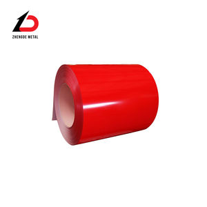 Rouleaux de panneaux de toiture métalliques de couleur RAL, d'une épaisseur de 0,4 mm à 0,5 mm, matériaux de construction, bobines PPGI, bobines d'acier revêtues de couleur. - Product Image 1