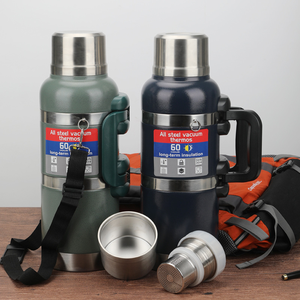 Botella de Viaje al Vacío Más Vendida de <span class=keywords><strong>2022</strong></span>, Termo de 1 Litro, Botella Aislada, Frasco de Acero Inoxidable 304 - Product Image 6