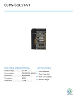 Module de communication série CPU série CJ1W-SCU21-V1 CJ1 pour PLC OMR, unités de contrôle de système CNC, automatisation industrielle