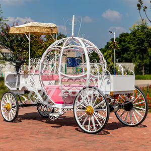 Lüks elektrikli 4 tekerlekli düğün kraliyet büyük kabak atsız taşıma özel ulaşım - Product Image 3