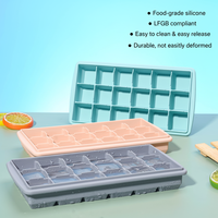Moule à glaçons en silicone de qualité alimentaire pour réfrigérateur domestique - Glaçons faits maison