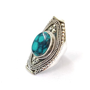 <b>Turquoise</b> <b>Ring</b> 925 Sterling Silver Gemstone <b>Ring</b> <b>Turquoise</b> Handmade Collection Fine <b>Rings</b> Silver Jewelry Bulk price - Product Image 1