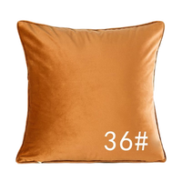 Vente en gros de taie d'oreiller jacquard personnalisée, housse de coussin en velours solide pour canapé-lit de salon, décoration de luxe d'hôtel de fabricant OEM