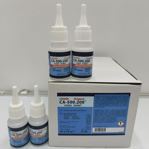 Colle portable COSMA CA-500.200 haute résistance de liaison cyanoacrylate d'éthyle 20g Super Glue 502 - Product Image 3