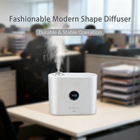 Diffuseur d'huiles essentielles intelligent en plastique, électrique, avec contrôle WiFi via application, 600 ml, sans eau, écologique, grande capacité, affichage LED, pour hôtel