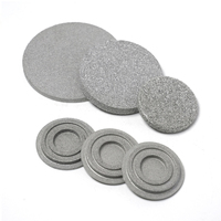 Disque en métal fritté en acier inoxydable 316L de qualité laboratoire |   Prototypage d'unités individuelles disponible |   Membrane microporeuse métallique réutilisable