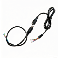 Câble audio vidéo AV personnalisé mâle 6 broches Mini Din